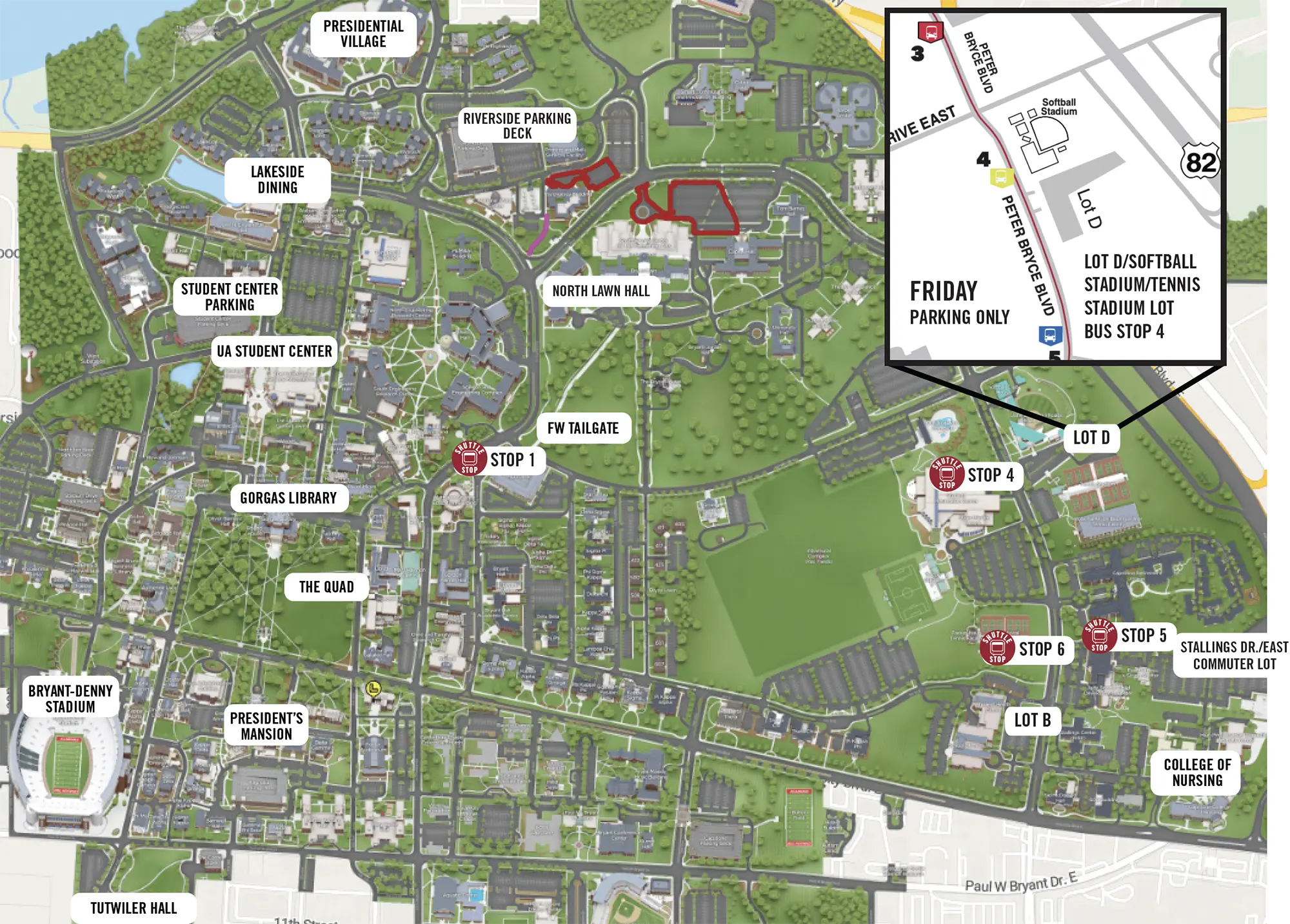 2025 Family Weekend Map